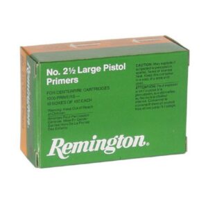 Remington #2 1/2 Large Pistol Primers | 1,000 Count For Sale